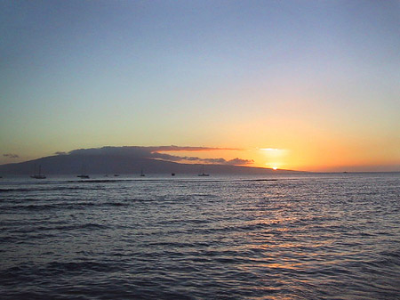 Sonnenuntergang auf Maui Foto 