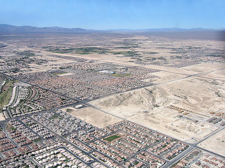 Las Vegas aus der Luft Foto 