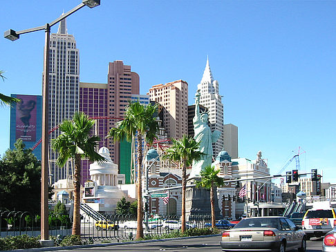 Las Vegas aus dem Auto