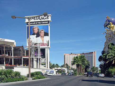 Las Vegas aus dem Auto Foto 