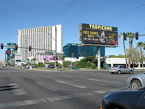 Las Vegas aus dem Auto
