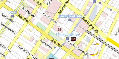Marie-Reine-du-Monde de Montréal Montreal Stadtplan