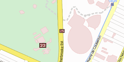Olympiastadion Montreal Stadtplan